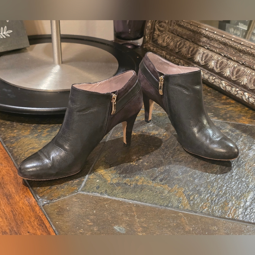 Vince Camuto Velino Dark Brown Leather/Suede Ankle Boots. Sz 8.5M